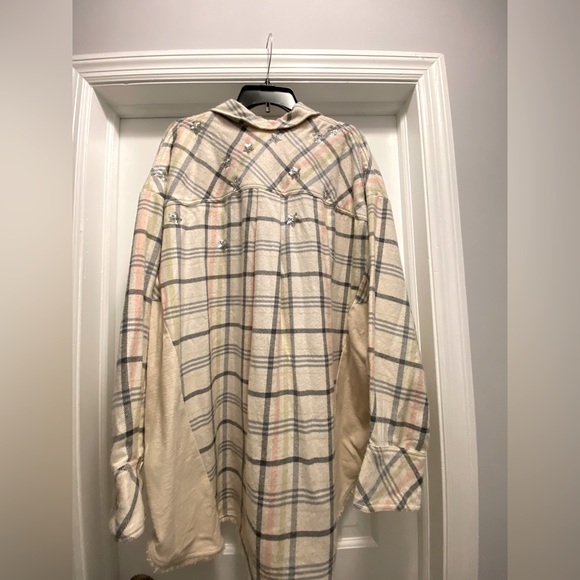 Free People Oversized Cotton Shirt - Picture 4 of 4